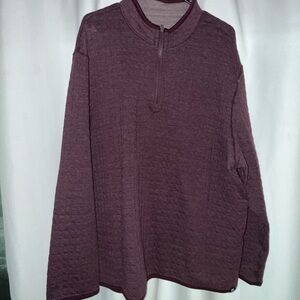 Simply Southern Men's Maroon 1/4 Zip Sweater